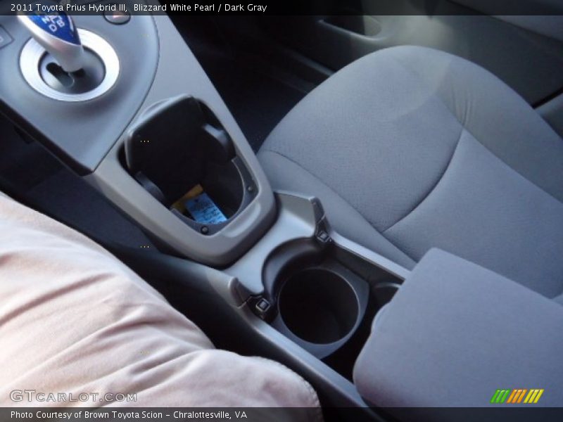 Blizzard White Pearl / Dark Gray 2011 Toyota Prius Hybrid III