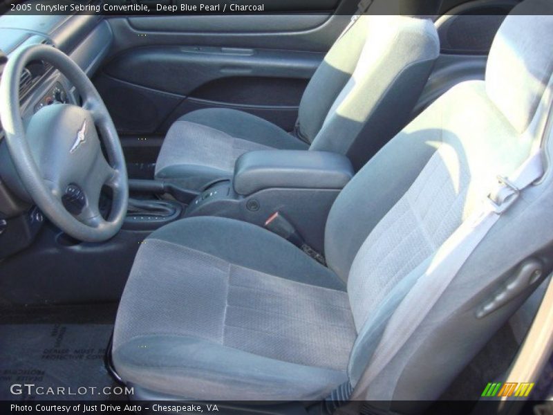 Deep Blue Pearl / Charcoal 2005 Chrysler Sebring Convertible