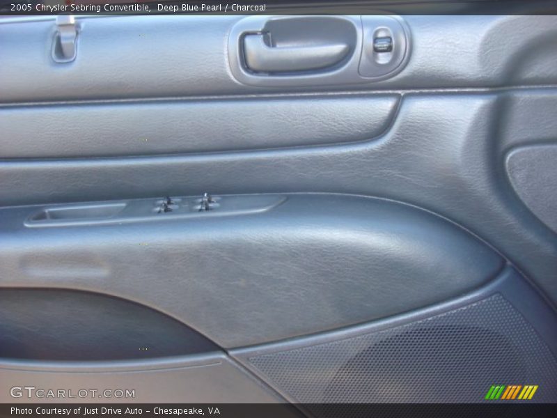 Deep Blue Pearl / Charcoal 2005 Chrysler Sebring Convertible