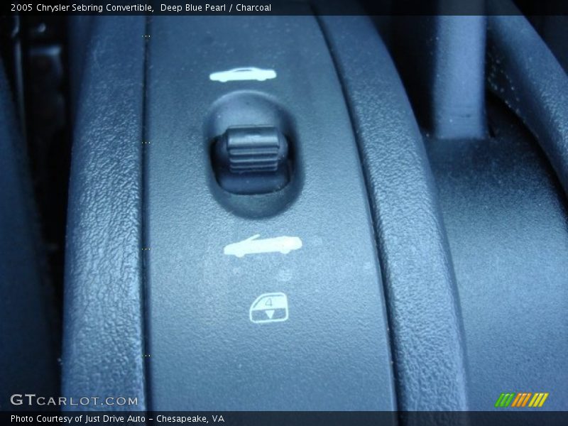 Deep Blue Pearl / Charcoal 2005 Chrysler Sebring Convertible