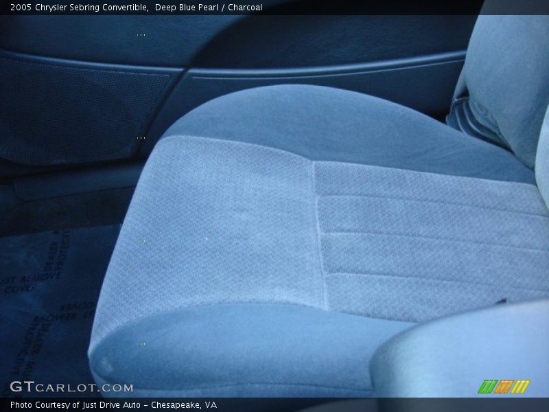 Deep Blue Pearl / Charcoal 2005 Chrysler Sebring Convertible