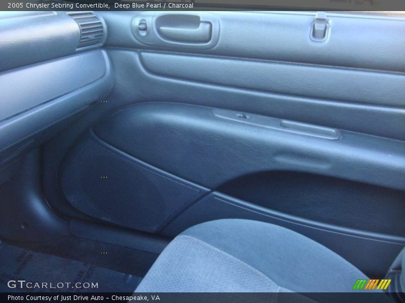 Deep Blue Pearl / Charcoal 2005 Chrysler Sebring Convertible