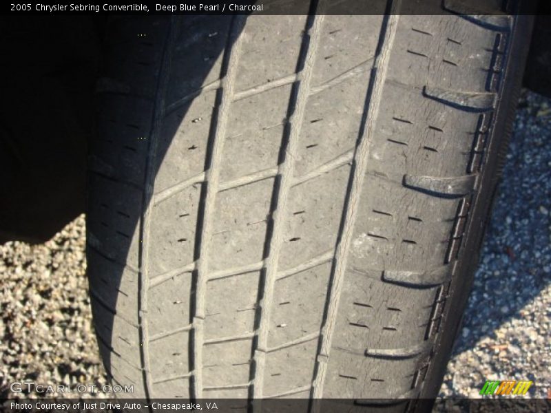 Deep Blue Pearl / Charcoal 2005 Chrysler Sebring Convertible