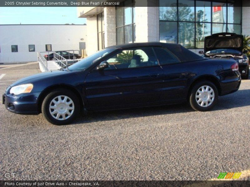 Deep Blue Pearl / Charcoal 2005 Chrysler Sebring Convertible