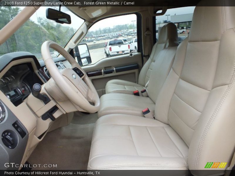  2008 F250 Super Duty Lariat Crew Cab Camel Interior