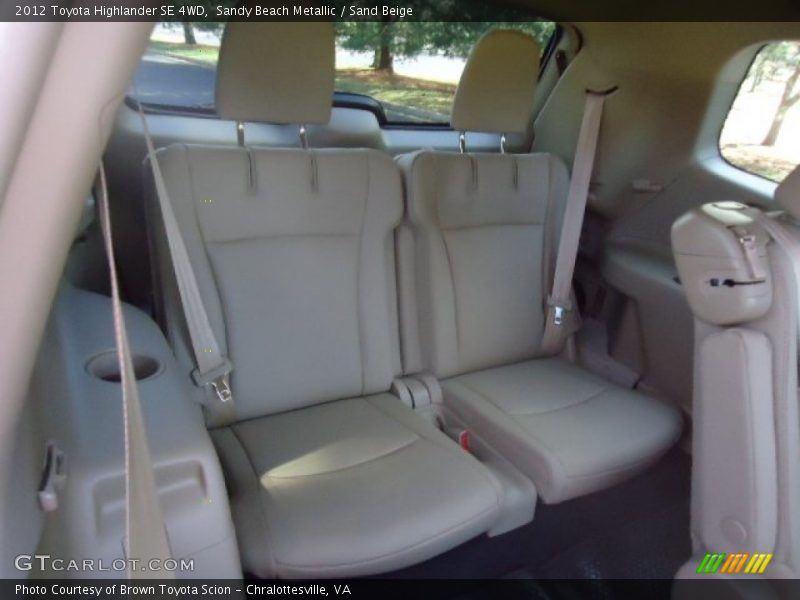 Sandy Beach Metallic / Sand Beige 2012 Toyota Highlander SE 4WD