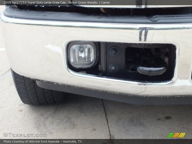 Forest Green Metallic / Camel 2008 Ford F250 Super Duty Lariat Crew Cab