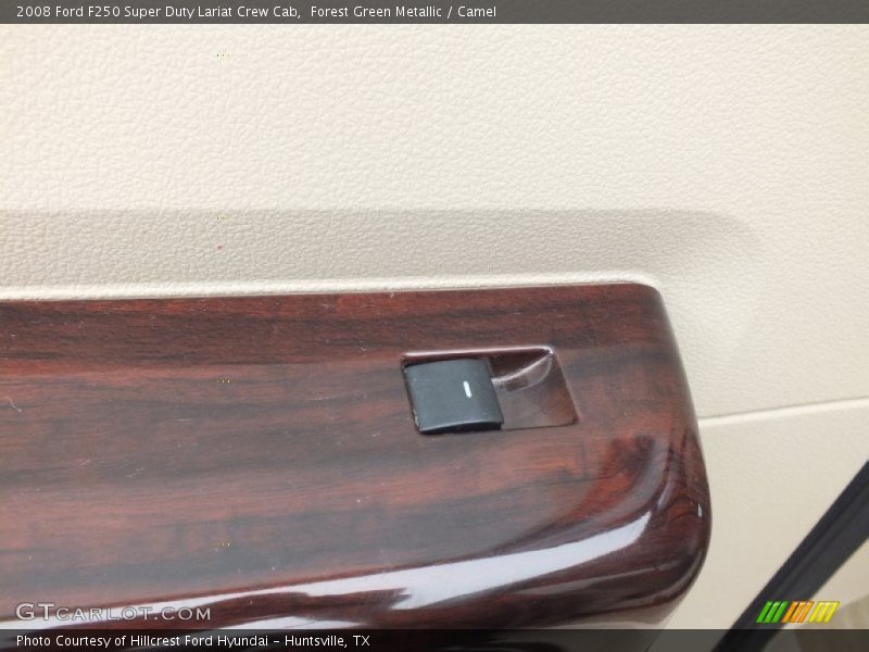 Forest Green Metallic / Camel 2008 Ford F250 Super Duty Lariat Crew Cab