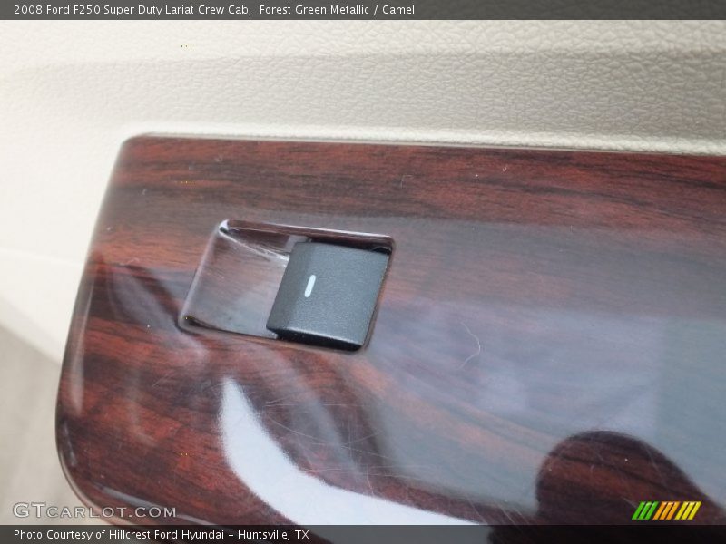 Forest Green Metallic / Camel 2008 Ford F250 Super Duty Lariat Crew Cab