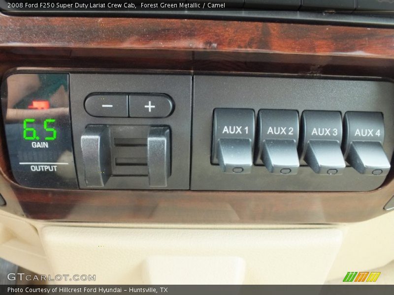 Controls of 2008 F250 Super Duty Lariat Crew Cab