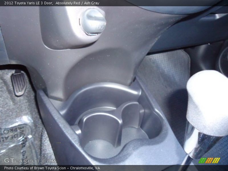 Absolutely Red / Ash Gray 2012 Toyota Yaris LE 3 Door