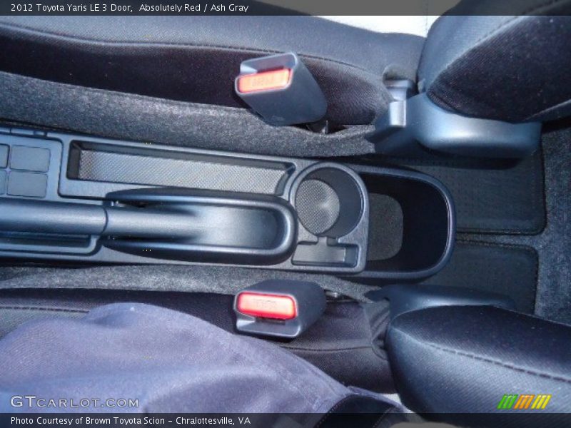 Absolutely Red / Ash Gray 2012 Toyota Yaris LE 3 Door