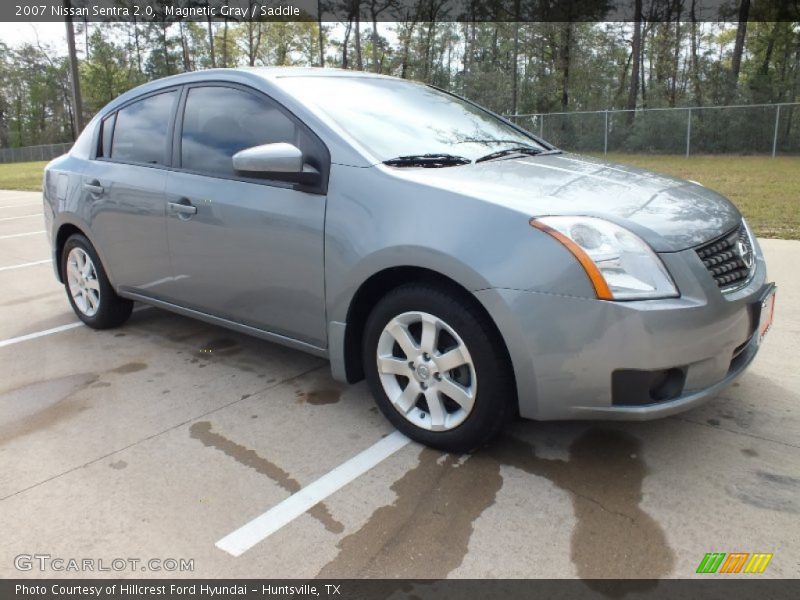 Magnetic Gray / Saddle 2007 Nissan Sentra 2.0