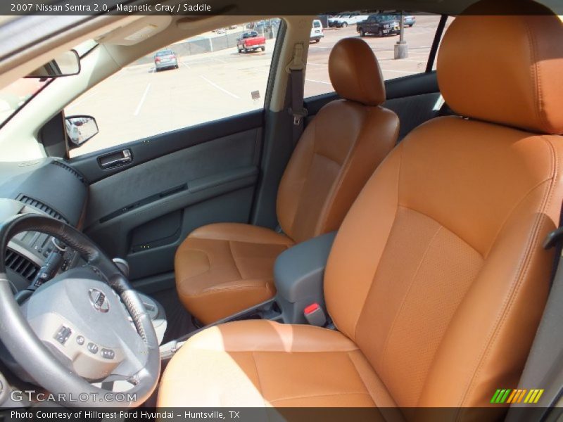 Magnetic Gray / Saddle 2007 Nissan Sentra 2.0