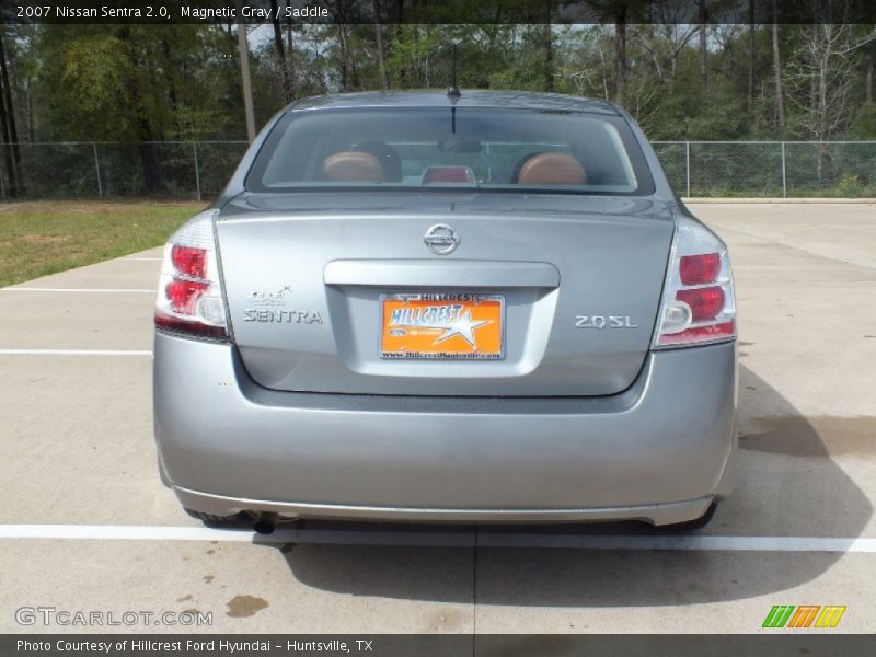 Magnetic Gray / Saddle 2007 Nissan Sentra 2.0