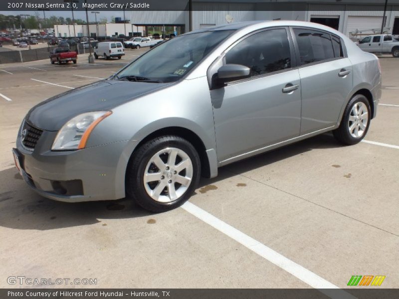 Magnetic Gray / Saddle 2007 Nissan Sentra 2.0