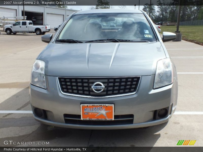 Magnetic Gray / Saddle 2007 Nissan Sentra 2.0