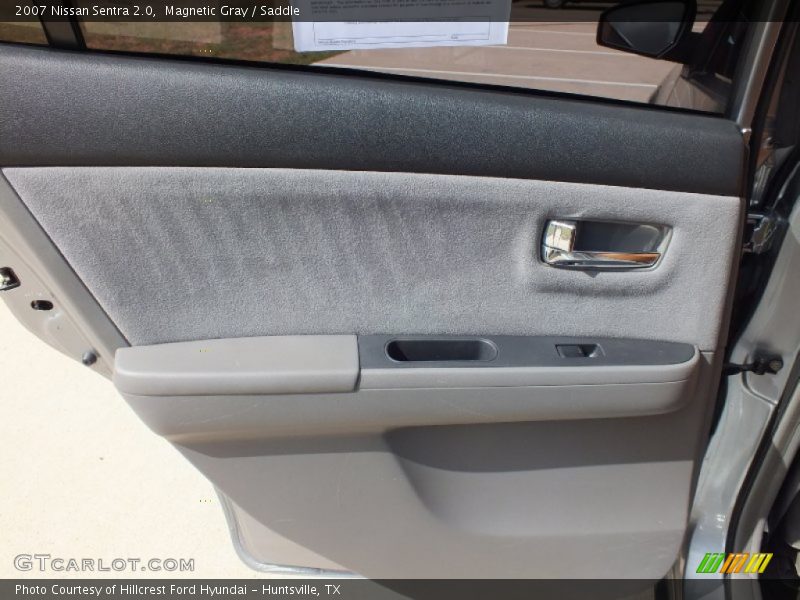 Magnetic Gray / Saddle 2007 Nissan Sentra 2.0