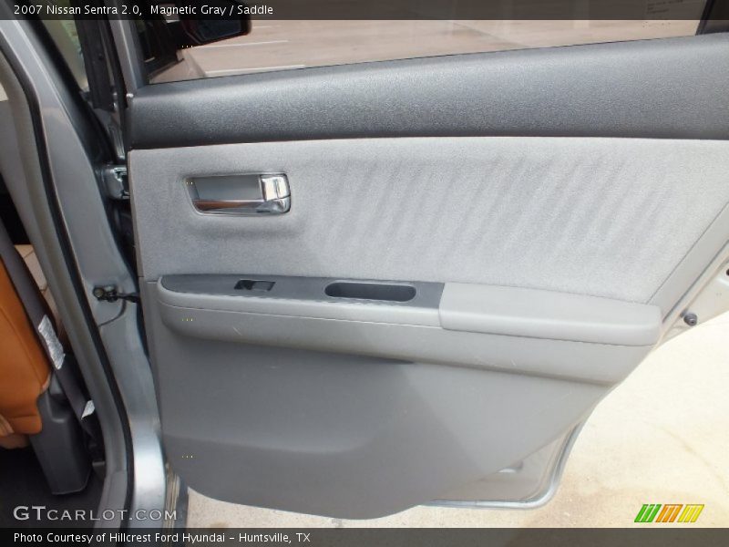 Magnetic Gray / Saddle 2007 Nissan Sentra 2.0