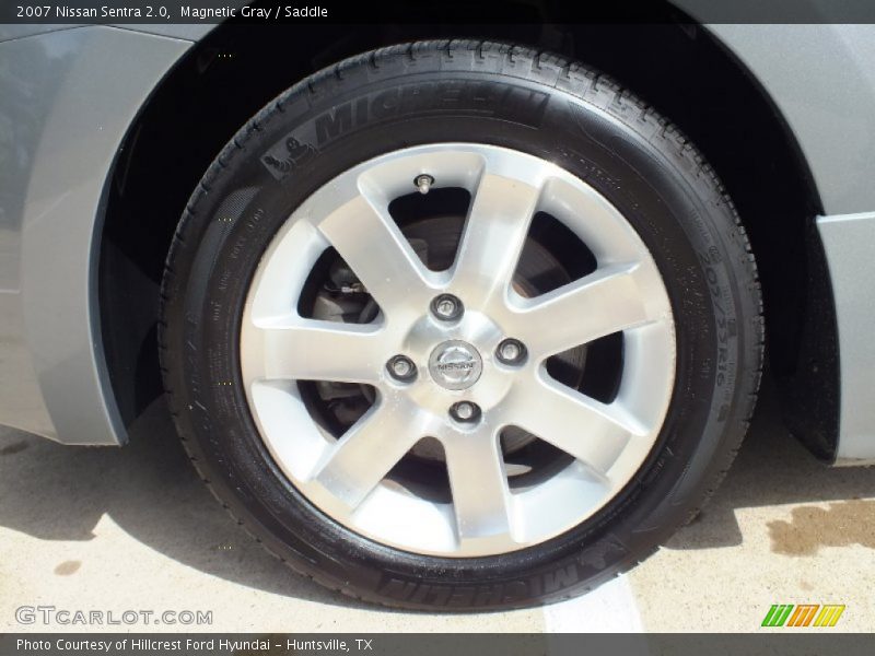 Magnetic Gray / Saddle 2007 Nissan Sentra 2.0