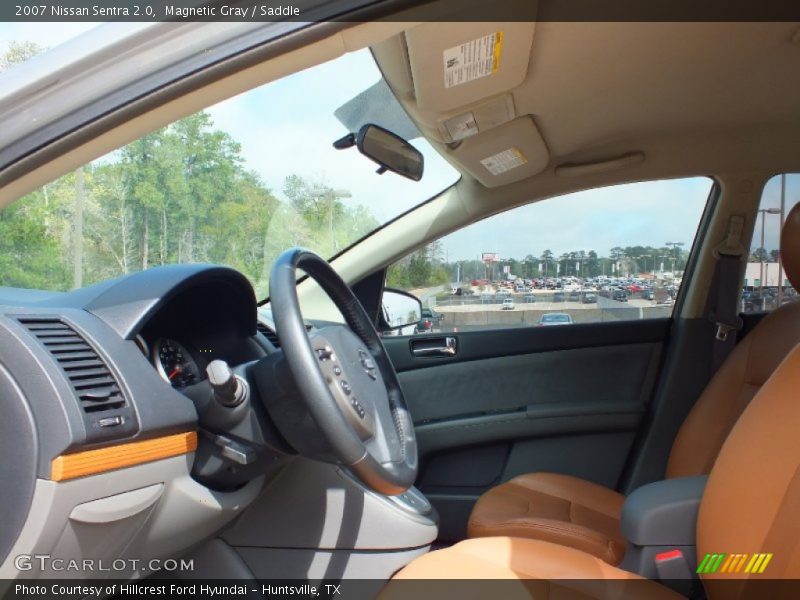 Magnetic Gray / Saddle 2007 Nissan Sentra 2.0