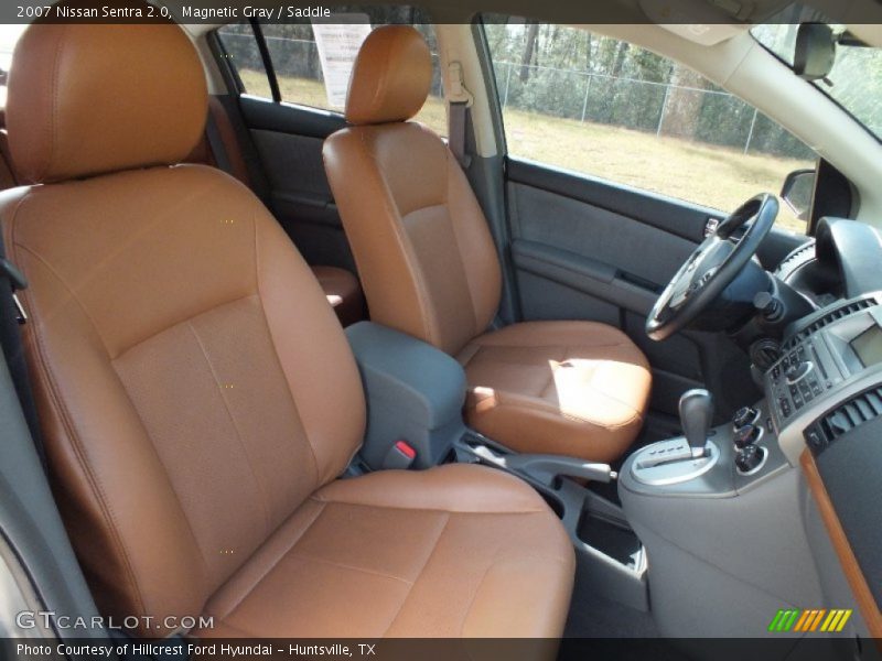 Magnetic Gray / Saddle 2007 Nissan Sentra 2.0