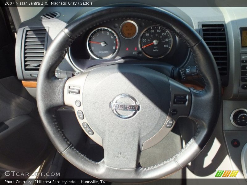 Magnetic Gray / Saddle 2007 Nissan Sentra 2.0