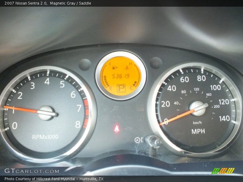 Magnetic Gray / Saddle 2007 Nissan Sentra 2.0