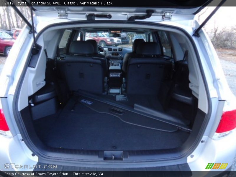 Classic Silver Metallic / Black 2012 Toyota Highlander SE 4WD