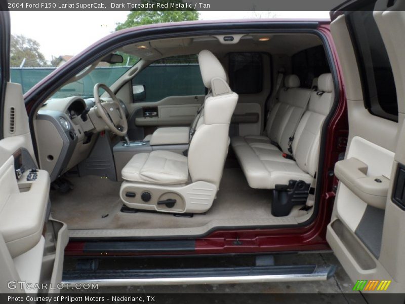  2004 F150 Lariat SuperCab Tan Interior