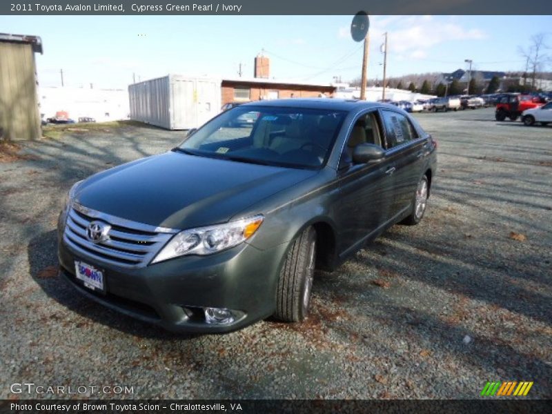 Cypress Green Pearl / Ivory 2011 Toyota Avalon Limited