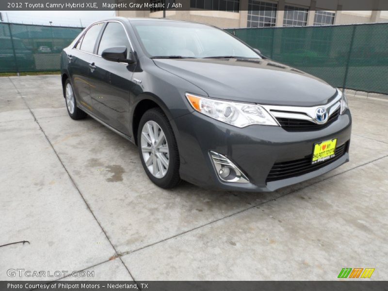 Magnetic Gray Metallic / Ash 2012 Toyota Camry Hybrid XLE