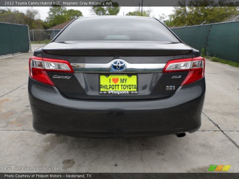Magnetic Gray Metallic / Ash 2012 Toyota Camry Hybrid XLE