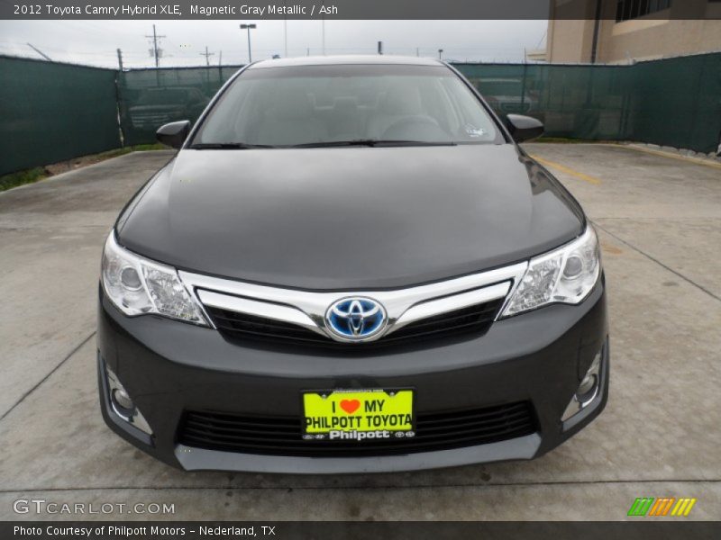 Magnetic Gray Metallic / Ash 2012 Toyota Camry Hybrid XLE