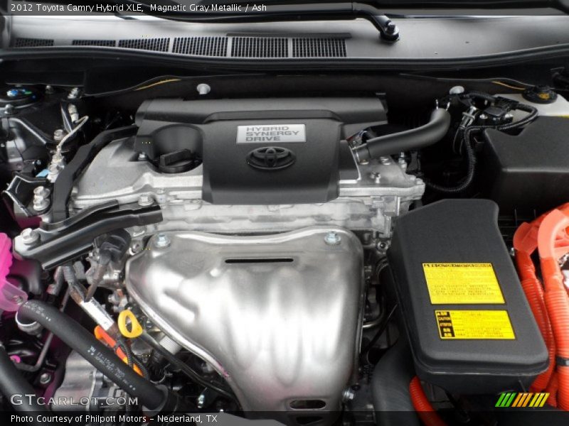  2012 Camry Hybrid XLE Engine - 2.4 Liter H DOHC 16-Valve Dual VVT-i 4 Cylinder Gasoline/Electric Hybrid Engine