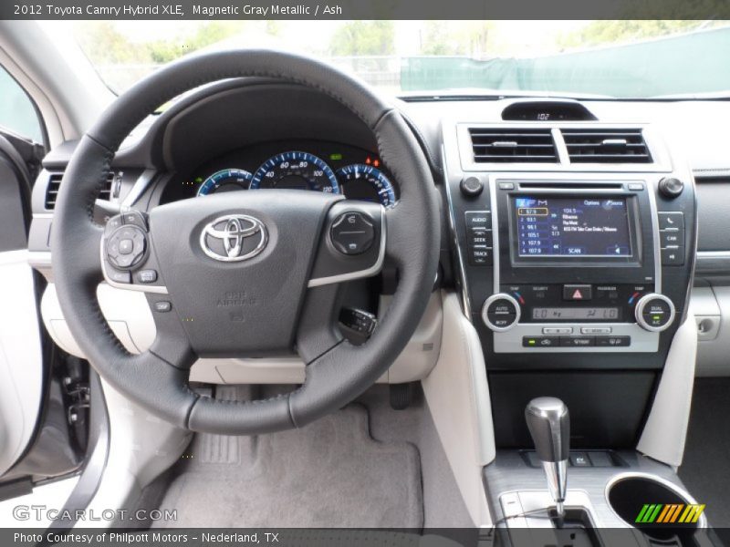 Dashboard of 2012 Camry Hybrid XLE