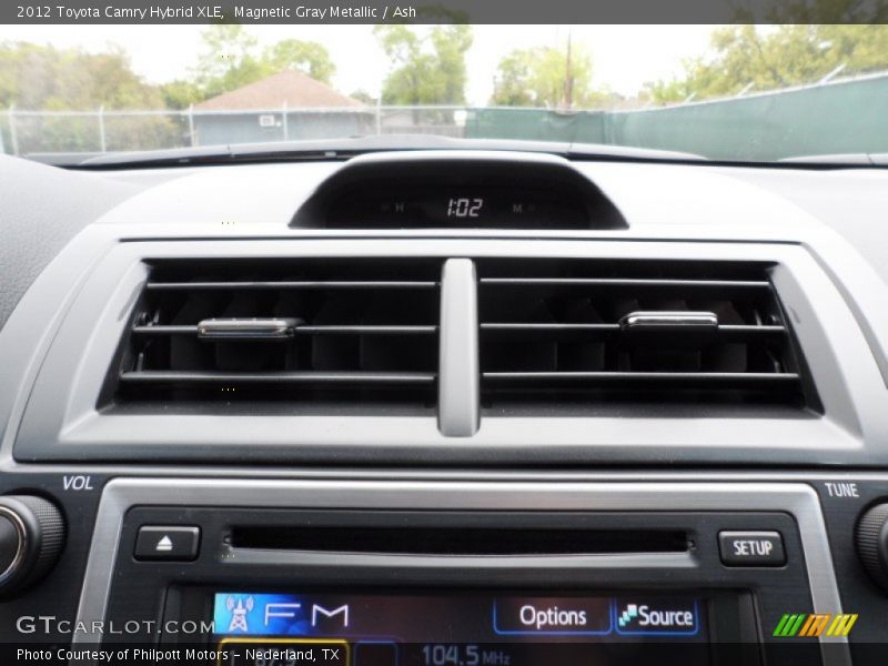 Magnetic Gray Metallic / Ash 2012 Toyota Camry Hybrid XLE