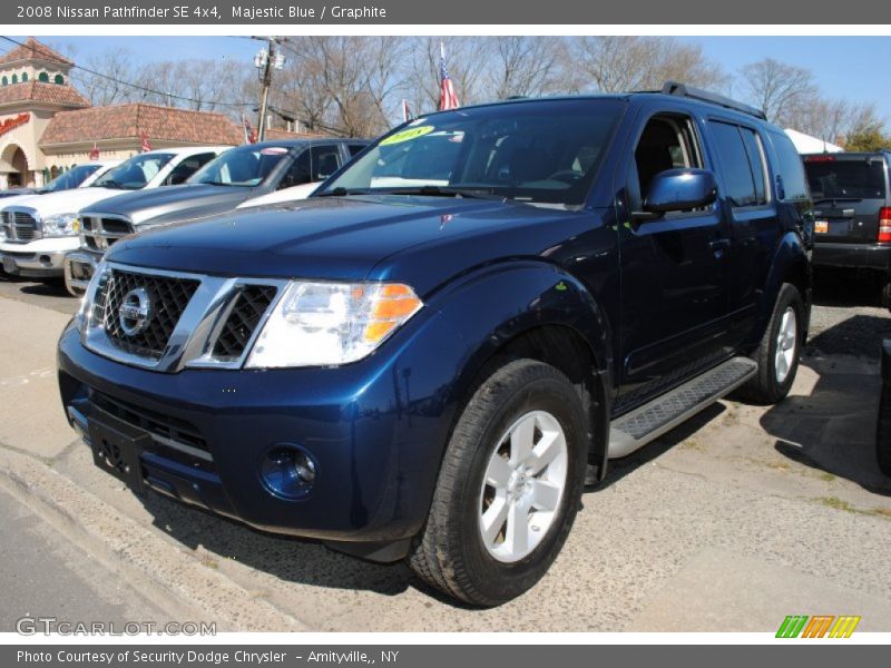 Majestic Blue / Graphite 2008 Nissan Pathfinder SE 4x4