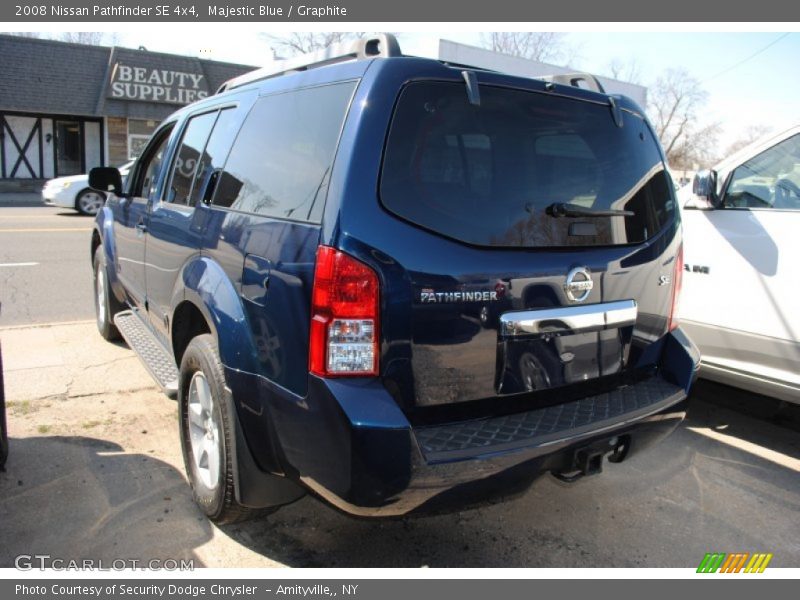 Majestic Blue / Graphite 2008 Nissan Pathfinder SE 4x4