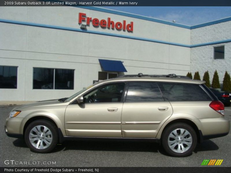 Harvest Gold Metallic / Warm Ivory 2009 Subaru Outback 3.0R Limited Wagon