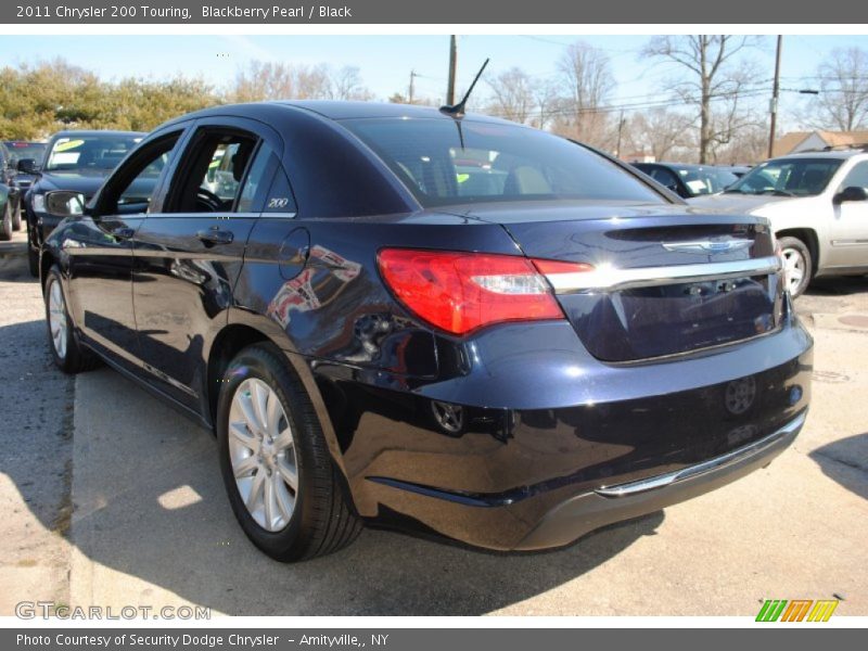 Blackberry Pearl / Black 2011 Chrysler 200 Touring