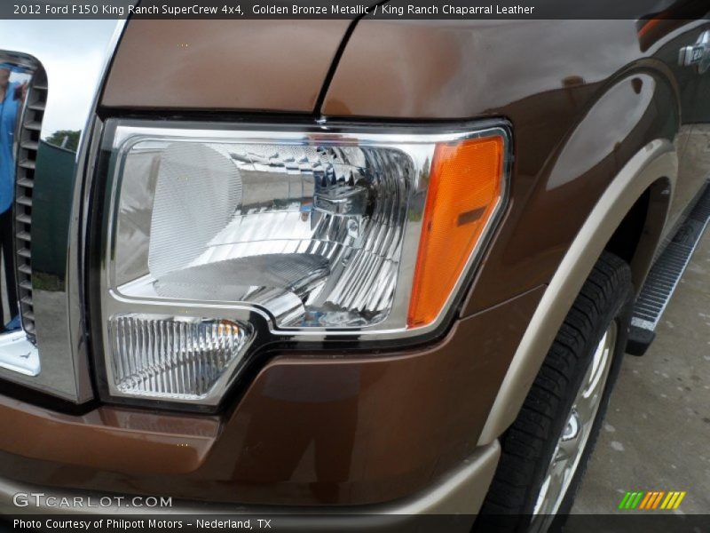 Golden Bronze Metallic / King Ranch Chaparral Leather 2012 Ford F150 King Ranch SuperCrew 4x4