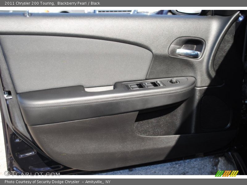 Blackberry Pearl / Black 2011 Chrysler 200 Touring