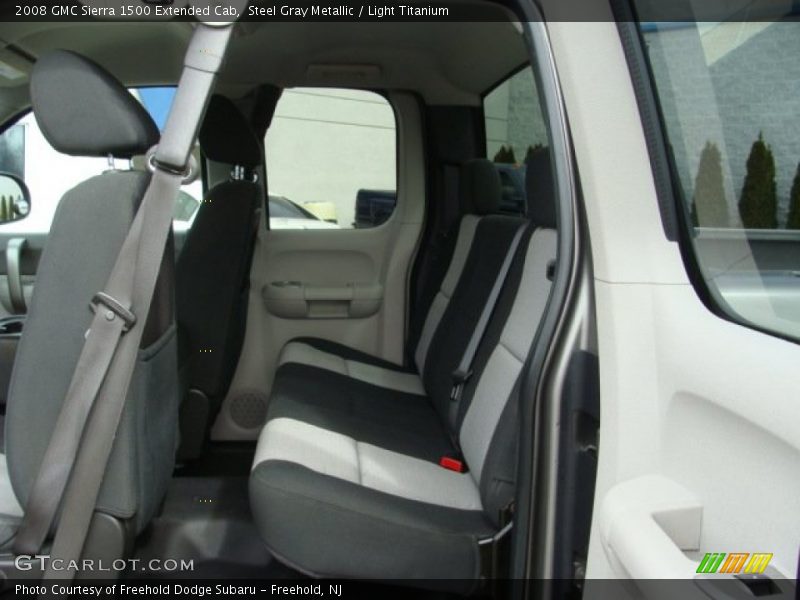 Steel Gray Metallic / Light Titanium 2008 GMC Sierra 1500 Extended Cab