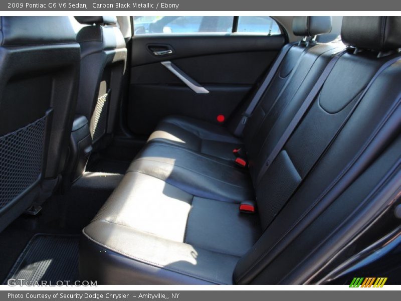 Carbon Black Metallic / Ebony 2009 Pontiac G6 V6 Sedan