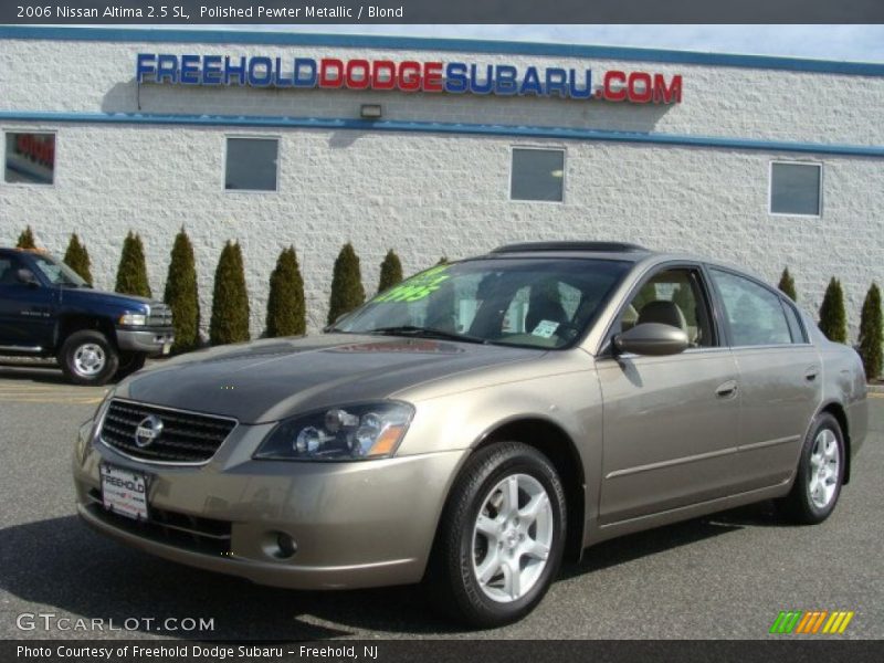 Polished Pewter Metallic / Blond 2006 Nissan Altima 2.5 SL