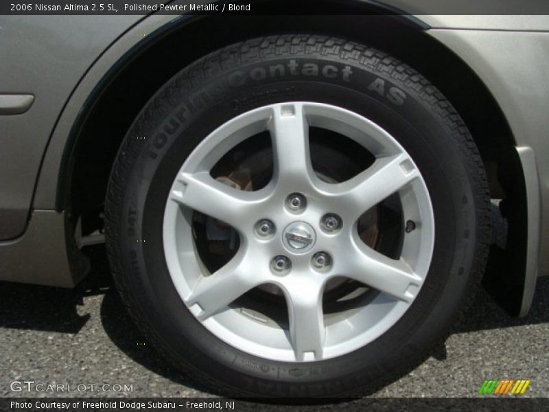 Polished Pewter Metallic / Blond 2006 Nissan Altima 2.5 SL