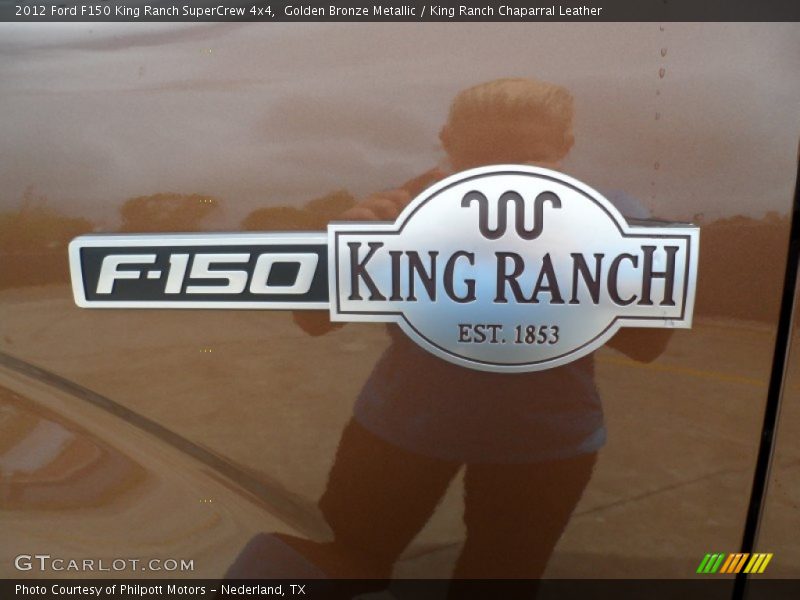 Golden Bronze Metallic / King Ranch Chaparral Leather 2012 Ford F150 King Ranch SuperCrew 4x4