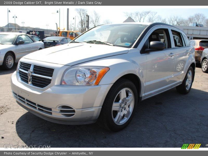 Bright Silver Metallic / Dark Slate Gray 2009 Dodge Caliber SXT