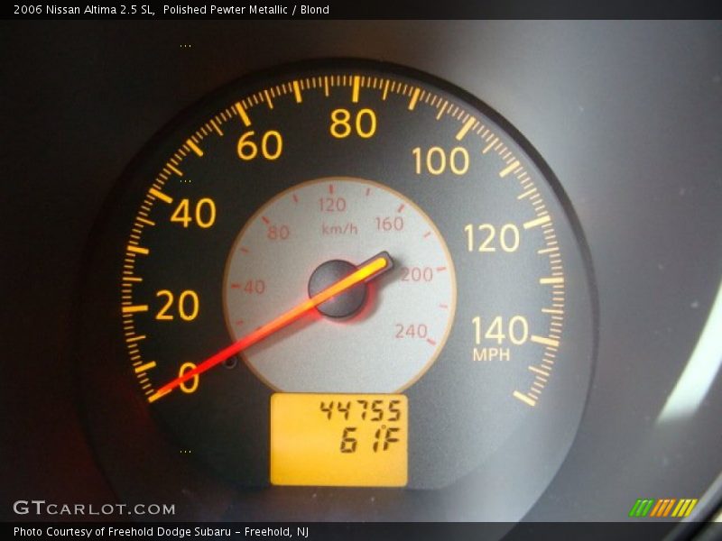 Polished Pewter Metallic / Blond 2006 Nissan Altima 2.5 SL
